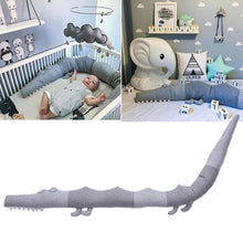 Load image into Gallery viewer, 185cm Cotton Stuffed Animals Big Size Simulation Crocodile Plush Toy Baby Pillow For Children