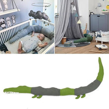 Load image into Gallery viewer, 185cm Cotton Stuffed Animals Big Size Simulation Crocodile Plush Toy Baby Pillow For Children
