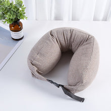 Load image into Gallery viewer, Simple U-Shaped Neck Pillow Travel Neck Pillow Lumbar Pillow Lunch Break Travel