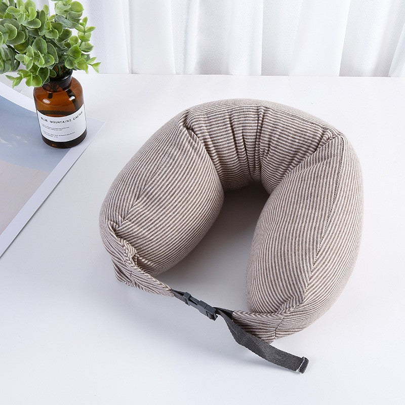 Simple U-Shaped Neck Pillow Travel Neck Pillow Lumbar Pillow Lunch Break Travel