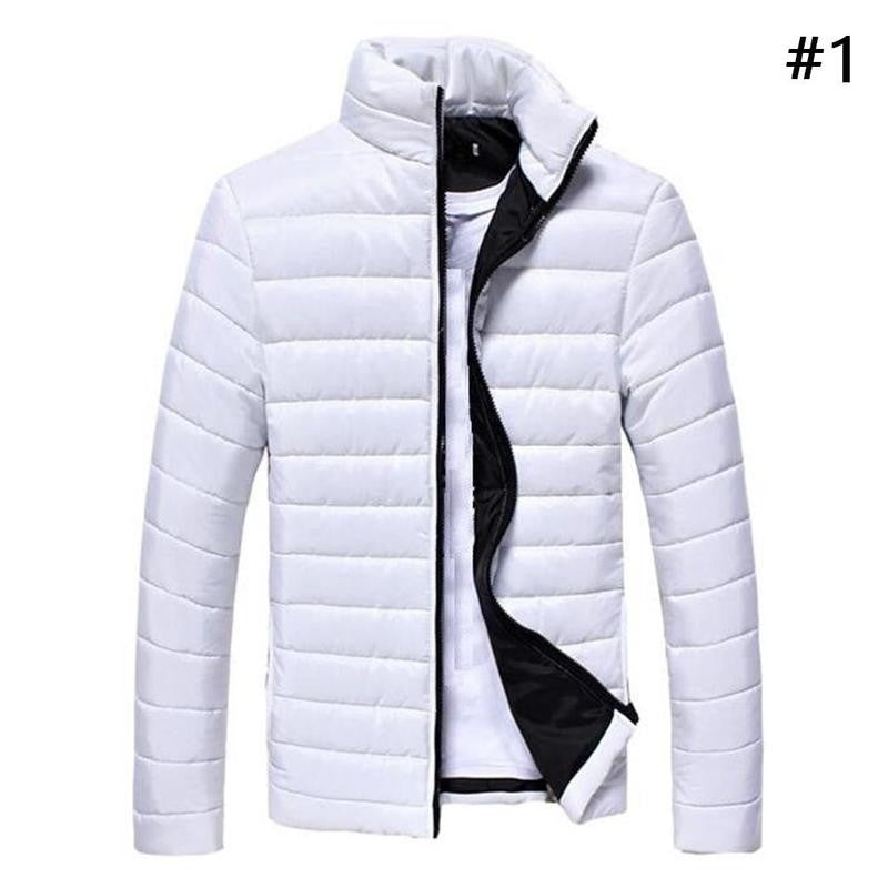 New Men's Winter Jacket Zipper Slim Outwear Coat Warm Outwear Men's Clothing