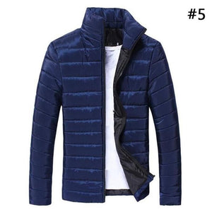 New Men&#39;s Winter Jacket Zipper Slim Outwear Coat Warm Outwear Men&#39;s Clothing