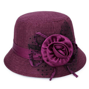 Women's Spring And Summer New Fashion Linen Sunshade Hat Ladies Sun Hat