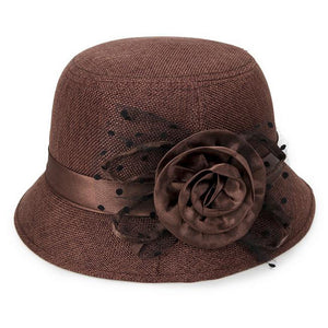 Women's Spring And Summer New Fashion Linen Sunshade Hat Ladies Sun Hat