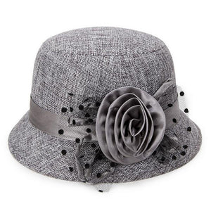 Women's Spring And Summer New Fashion Linen Sunshade Hat Ladies Sun Hat