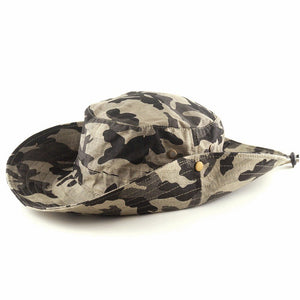 Outdoor Climbing Caps Visor Hat Jungle Camouflage Broadside Military Tactical Cap Men's Recreational Activities Bucket Hats Drop Shipping